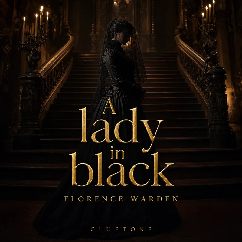 A lady in black